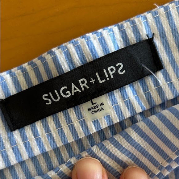 Blue and White Striped Top - Picture 2 of 3